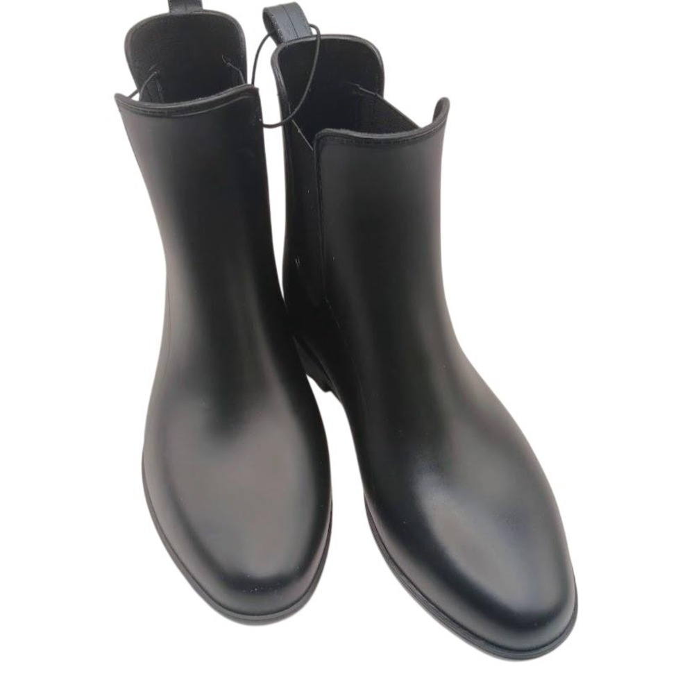 A New Day Boots Womens Size 6 Black‎ Waterproof Chelsea Ankle Booties Pull On